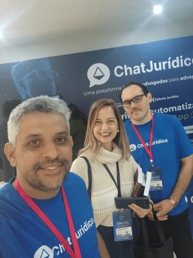 Clientes do Chat Jurídico no evento